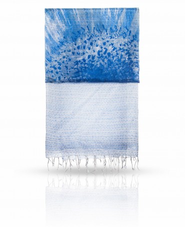 Палантин Женский S-SUNFLOWER/BLUE